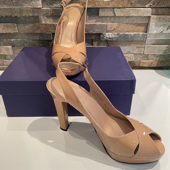 Stuart Weitzan platform dress shoes - Picture 1 of 4